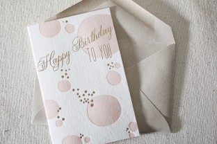 Kersey Birthday letterpress and foil card 2