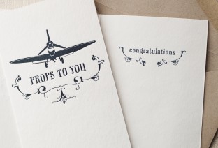 Props To You letterpress card 2