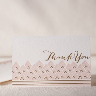 Aztec letterpress and foil cards
