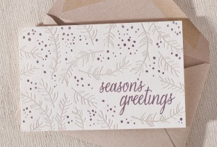 Branch letterpress and foil cards 2