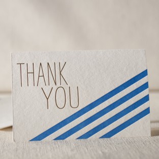 Brighton letterpress and foil cards