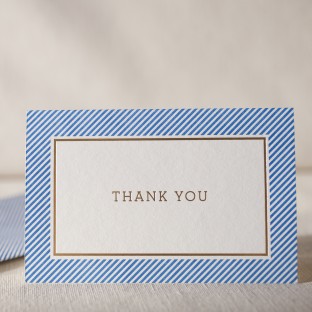 Cambridge letterpress and foil cards