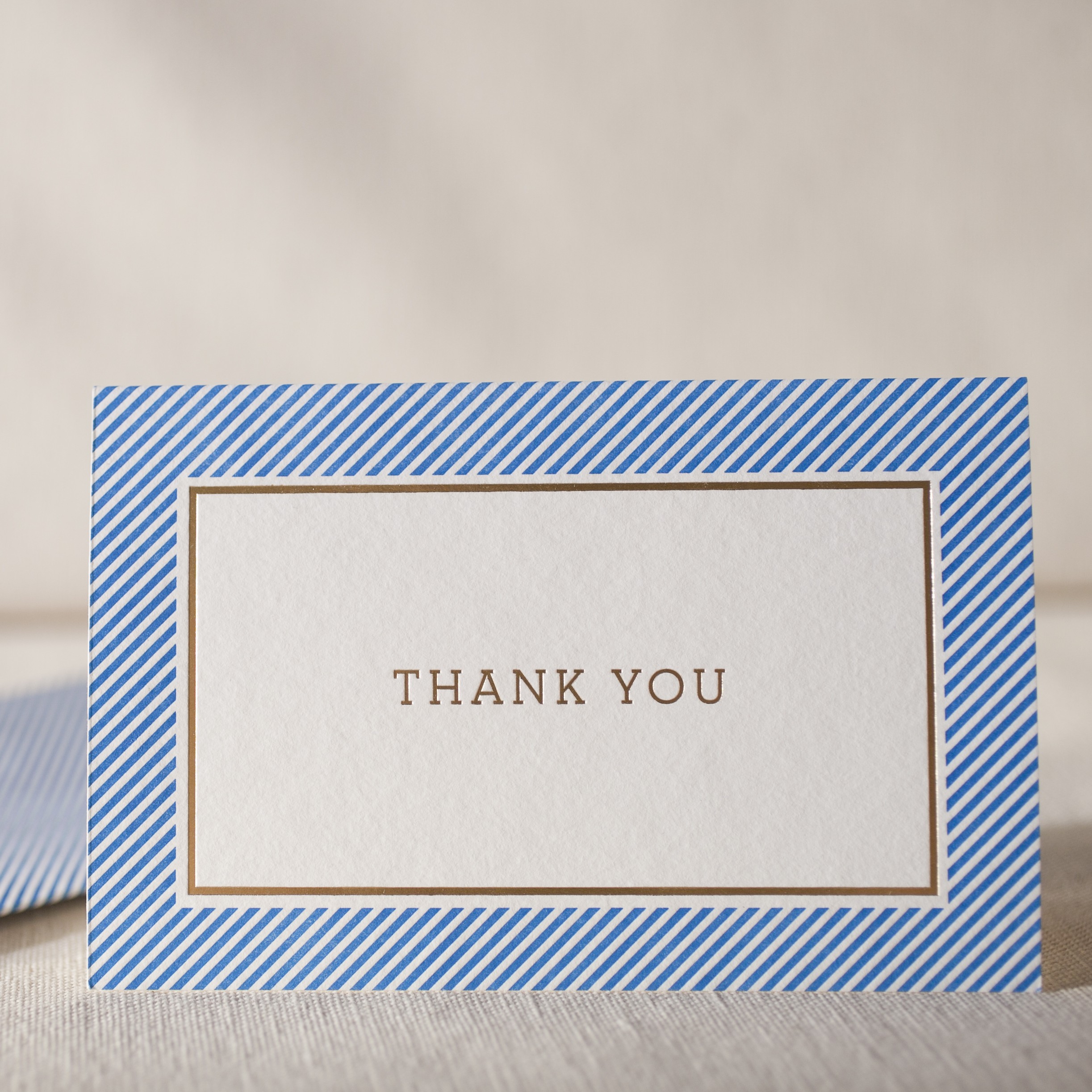 cambridge letterpress and foil cards smock