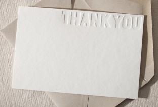 Blinded letterpress cards 2