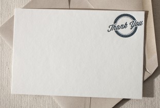 Crested letterpress cards 2