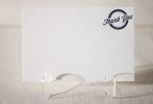 Crested letterpress cards
