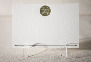 Arrows letterpress cards