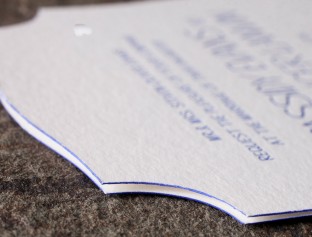 photo of Breton custom letterpress sample 03