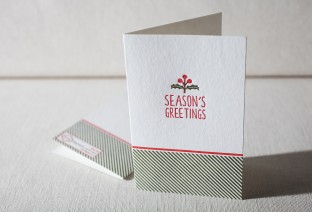 Tidings letterpress cards