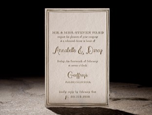 photo of Evans letterpress sample 05