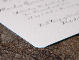 Haddington letterpress sample