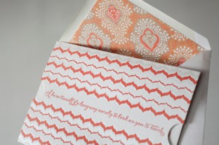 Smock's letterpress and foil stamped National Stationery Show invitations