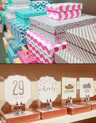 Smock introduced a variety of new letterpress cards, coasters, and studio goods at the 2013 National Stationery Show