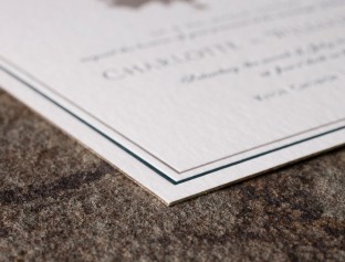 photo of Chapman custom letterpress sample 03