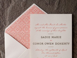 Fitzroy custom letterpress sample 00