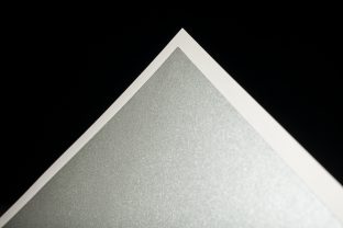 Metallic platinum envelope liners from smock