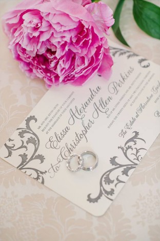 Letterpress wedding invitations from Smock