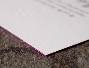 Tatra custom letterpress sample