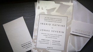 Custom wedding invitations from Smock