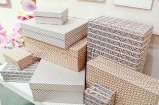 kraft keepsake boxes from Smock at the National Stationery Show