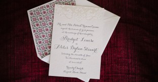 letterpress wedding invitations