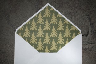 Holiday Envelope Liner 4