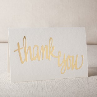 Script 2 foil stamped cards
