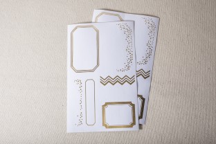 Large Gold Gift labels