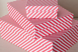 Candy Stripe boxes