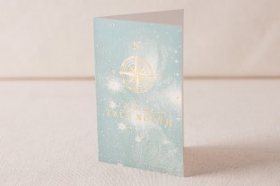True North digital and foil card