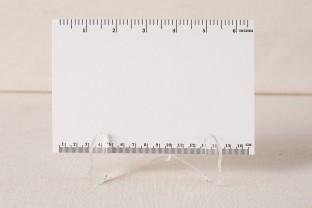 Ruler letterpress cards