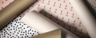 double-sided, eco-friendly gift wrap from Smock.
