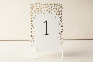 Dots table top card A