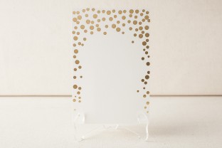 Dots table top card C