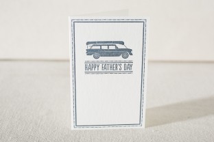 Father's Day Adventures letterpress father's day card from Smock
