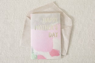 Mother's Day Beauty digital + foil mother's day card from Smock