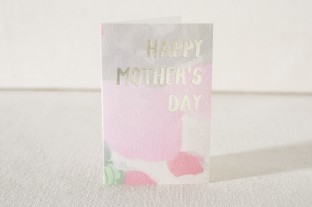 Mother's Day Beauty digital + foil mother's day card from Smock