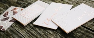 Letterpress cards from Smock