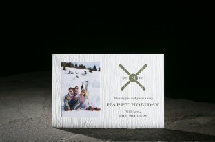 Montrose Holiday | custom letterpress holiday cards from Smock