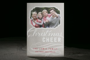 Amira holiday photo cards from Smock