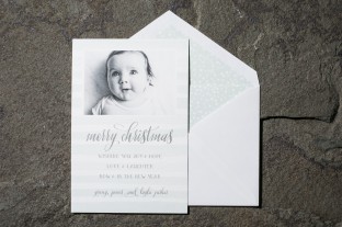 Peyton holiday photo cards from Smock