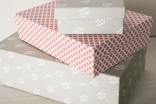 Jute boxes from Smock