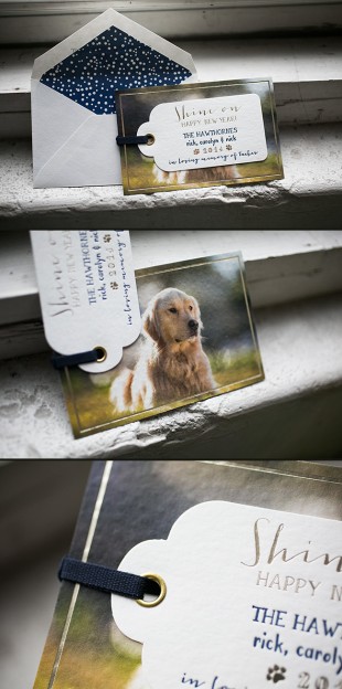 Custom holiday cards from Smock
