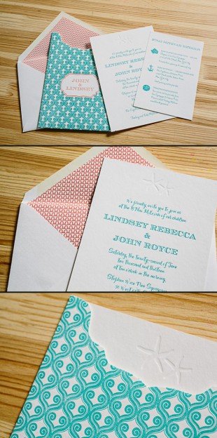 Custom Walsh B'nai Mitzvah invitations from Smock