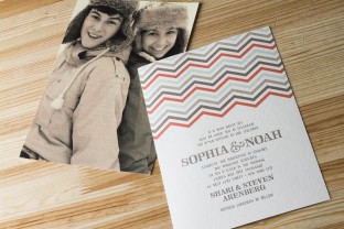 B'nai Mitzvah invitations from Smock