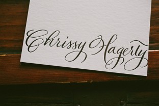 Sophisticated custom foil stamped social notes from Smock