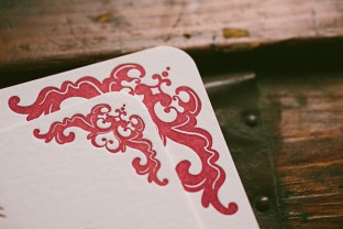 Letterpress invitations for a 25th Wedding Anniversary party