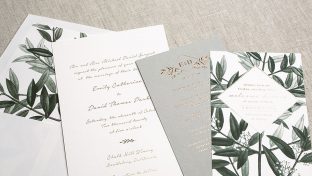Linden wedding invitations