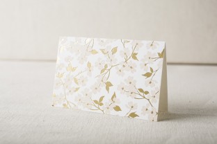 Pink + gold floral social notes from Smock