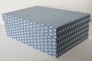 Large Denim boxes from Smock